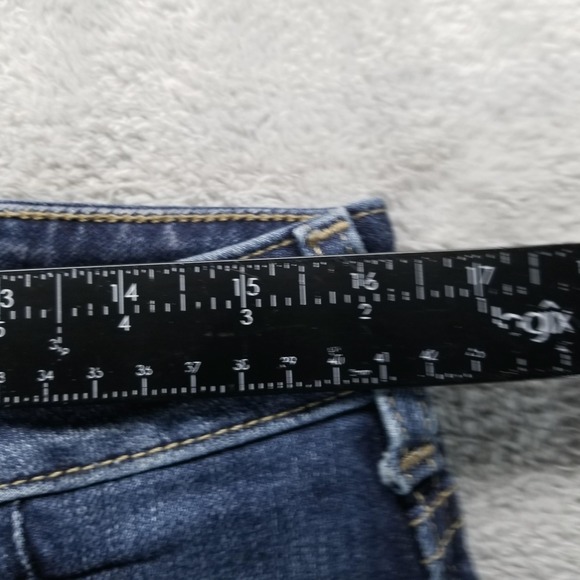 Ariat Jeans Womens 31 Blue High Rise Skinny Premium Italian Denim Stretch - Picture 6 of 10